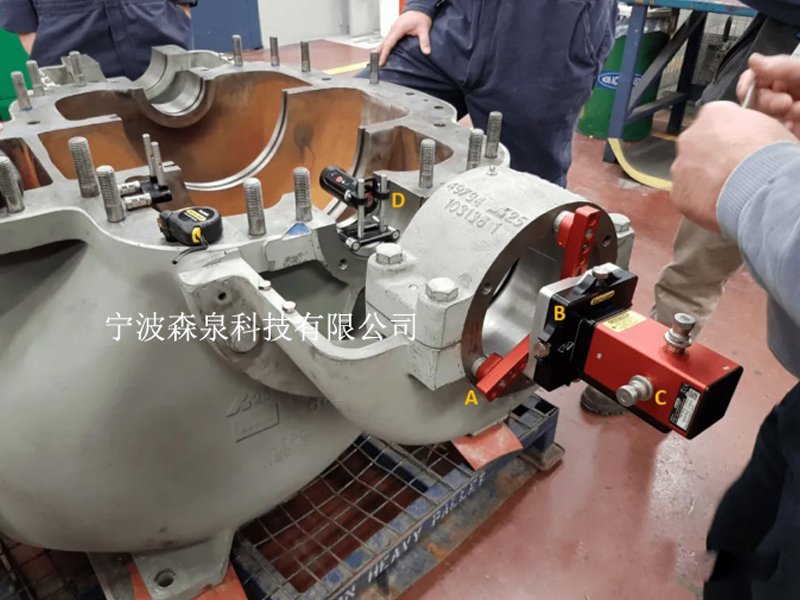 分體式水泵孔同心度測(cè)量
